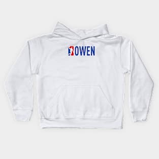 Owen NBA Basketball Custom Player Your Name T-Shirt Kids Hoodie